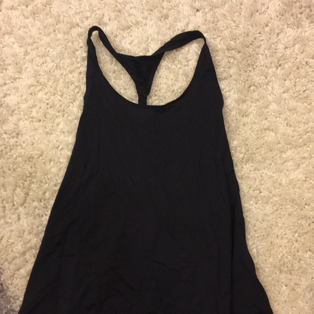 Braided racer back work-out tank top